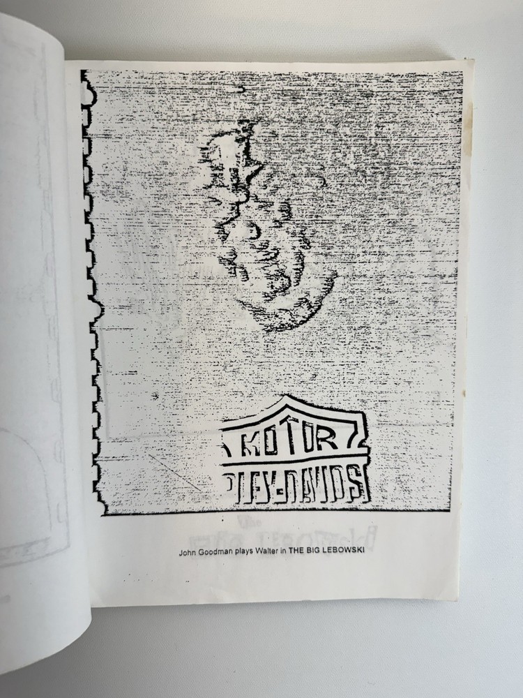 The Big Lebowski Original Screenplay