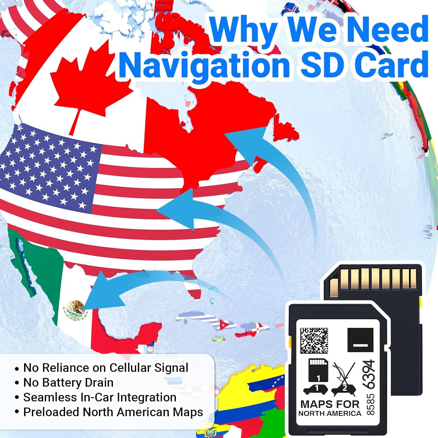 2025 Latest Navigation SD Card Fits for Chevrolet Cadillac Buick GMC Mo