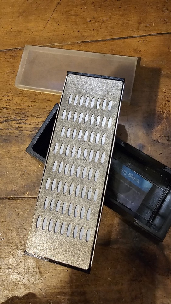 Draper Honing Guide & Four-Sided Diamond Stone.