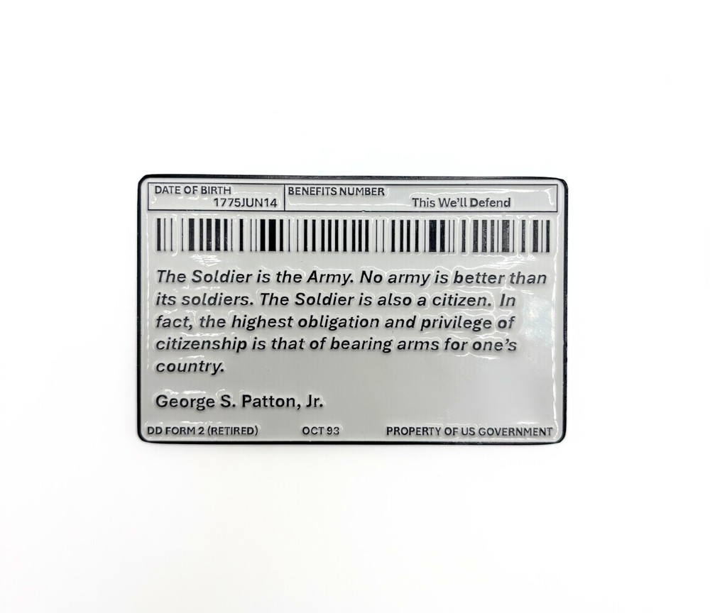 Army Retired Challenge Coin