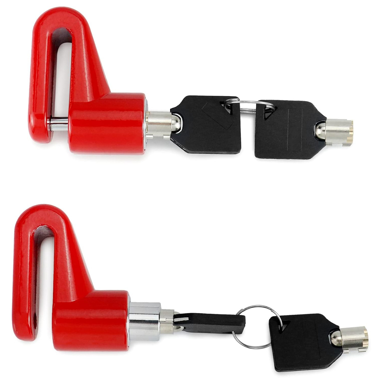Motorcycle Disc Brake Lock Anti-Theft Wheel Lock Heavy Duty Steel 2 Pack Safety