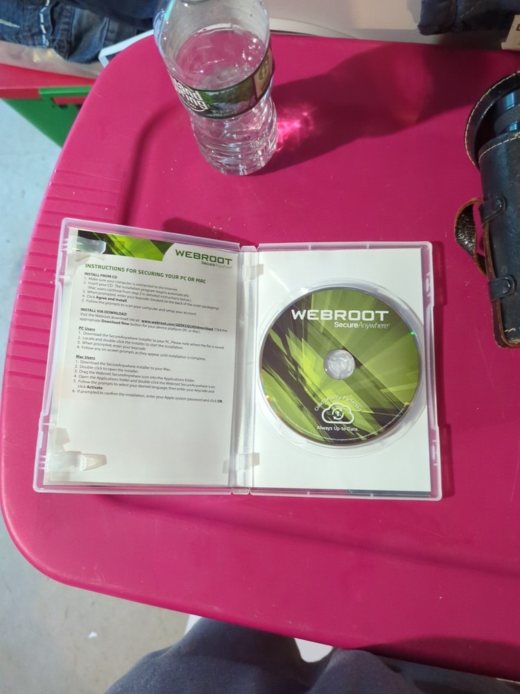 WebRoot Internet Security Disc New Sealed (A)