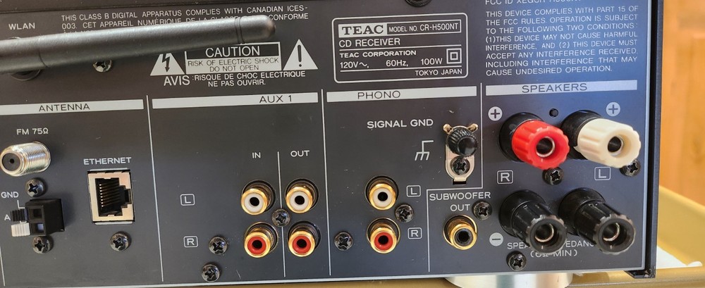 TEAC Reference CR-H500NT Network Receiver / CD Player, NO REMOTE. Test Good