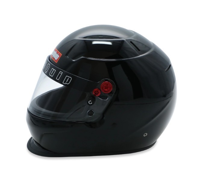 NEW RaceQuip Pro25 SA2025 Helmet Gloss BLACK Large Full Face IMCA USRA