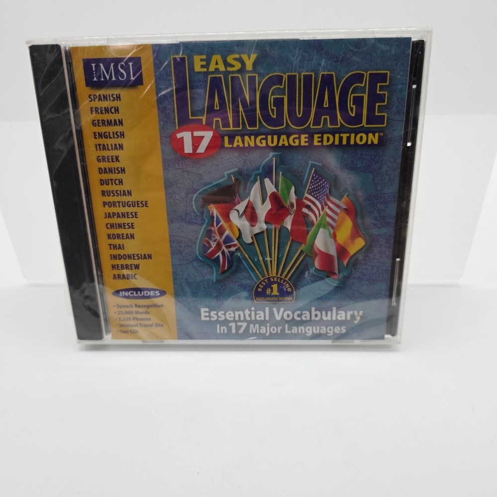 IMSI Easy Language 17 Language Edition Software 2-CD Set Vocabulary