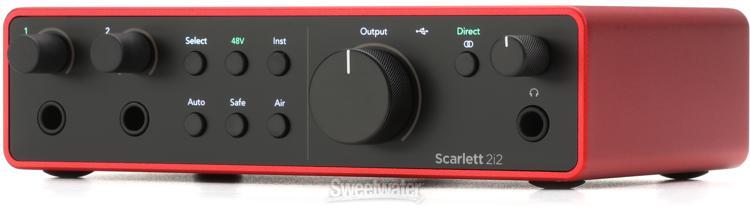 Focusrite Scarlett 2i2 4th Gen USB Audio Interface