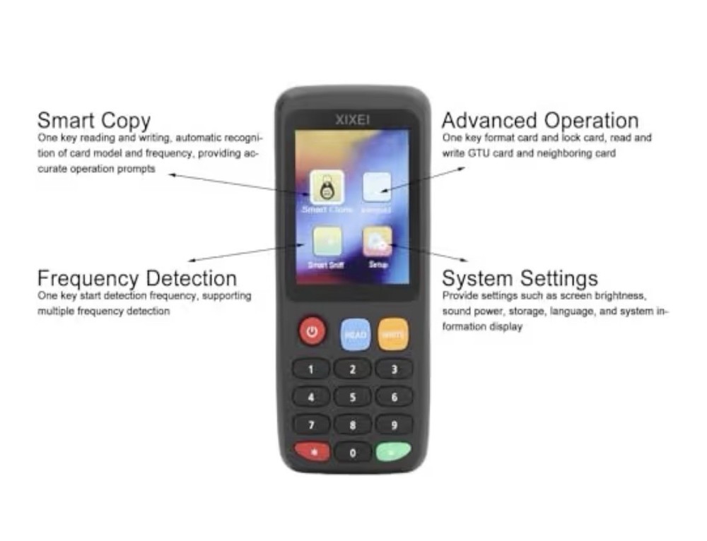 NFC RFID Card Copier Reader Writer, RFID Reader Writer Duplicator Smart