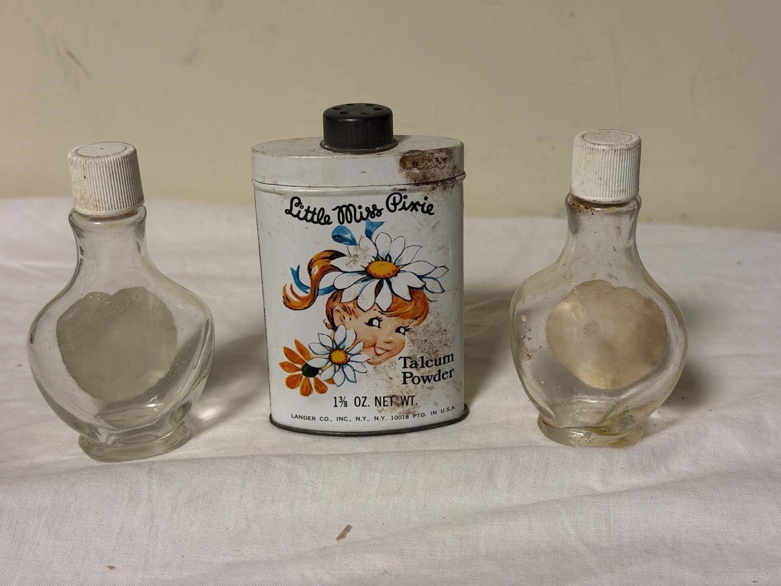Vintage Little Miss Pixie Childs Gift Set Powder Lotion Cologne Lander Co. NY #2
