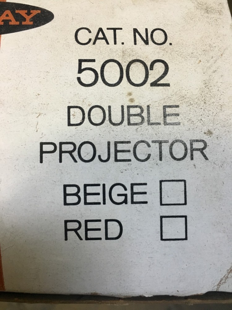 FARADAY 5002 DOUBLE PROJECTOR, BEIGE IN COLOR