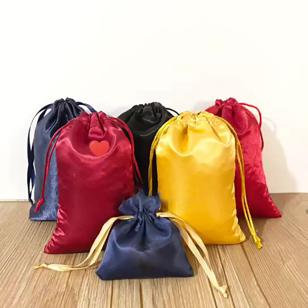 1-100pcs Velvet Drawstring Velour Pouch Jewelry Baggie Ring Gift Bag Pouch Set