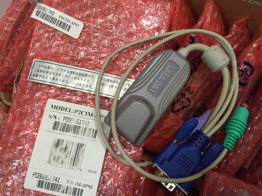 NEW open Raritan P2CIM-APS2 PS2 KVM Switch Module CIM Automatic Skew P2-EUST