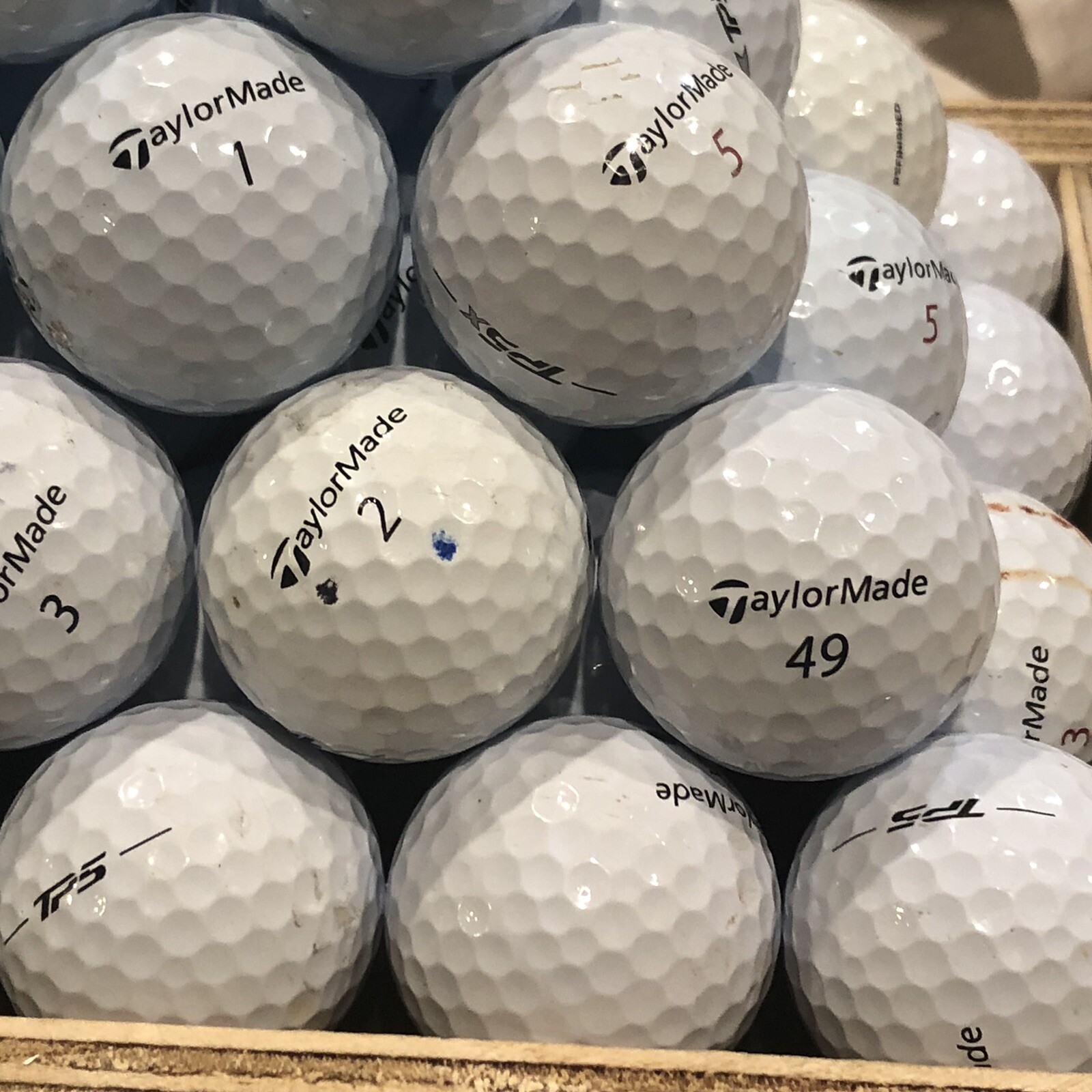 36 TaylorMade TP5 / TP5X AAA Used Golf Balls 3A- FREE SHIPPING