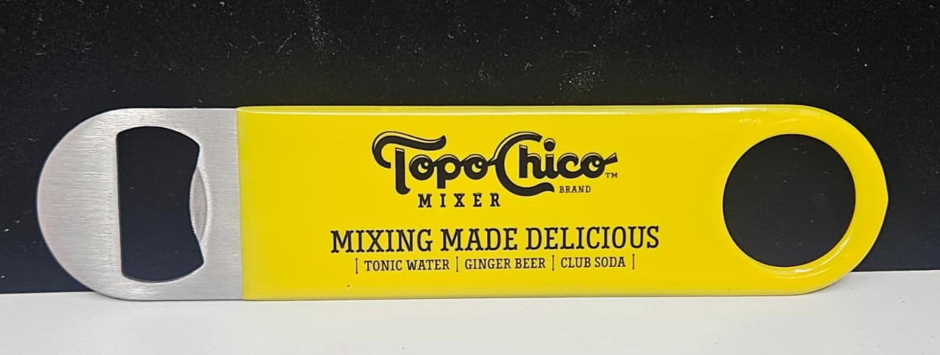 Topo Chico Mixer Bottle Opener – Yellow - NEW