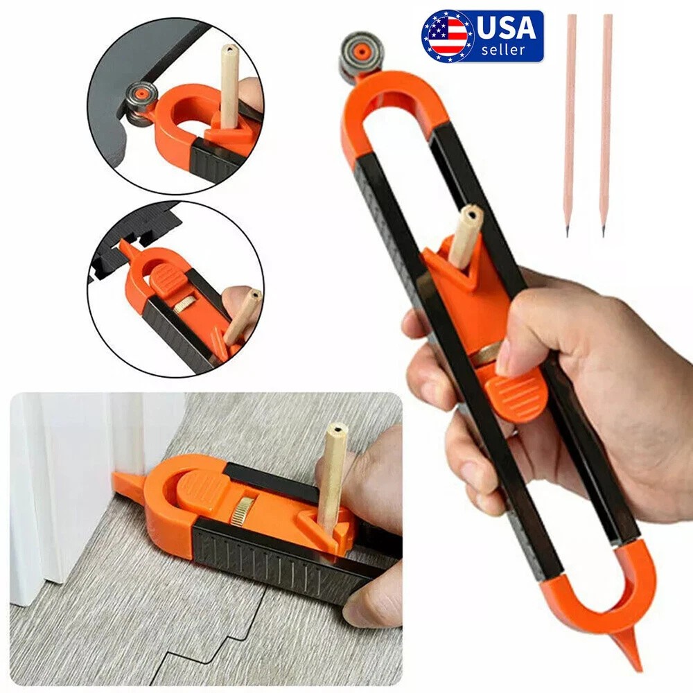 Profile Scribing Ruler Contour Gauge with Lock Precise Copy Irregular Shape Tool
