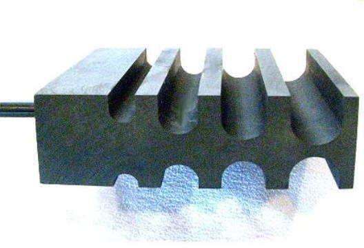Devardi Glass Graphite Marver~ DONUT BEAD ROLLER/SHAPER, Lampwork Bead Making
