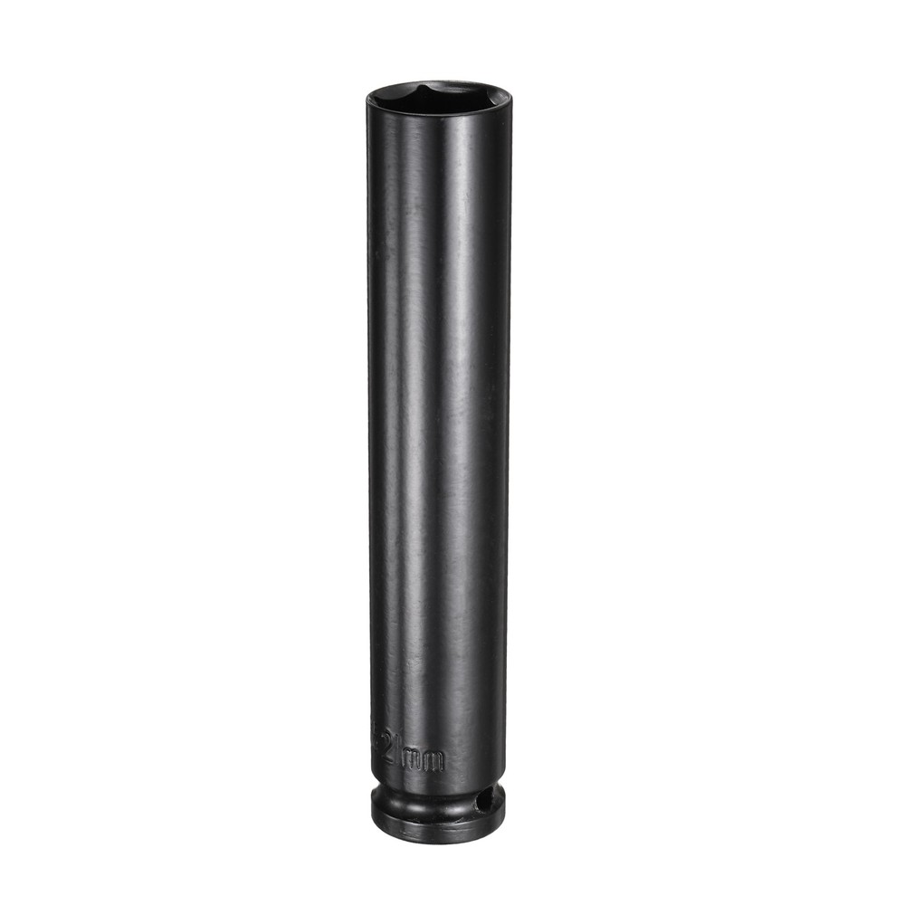 6-Point Deep Impact Socket 21mm Metric Socket 1/2" Drive 6" Long