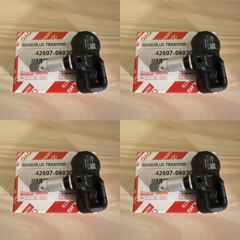 Brand-New 4Pcs TPMS OEM 42607-06030 PMV-C015 Tire Pressure Sensor for Lexus RAV4