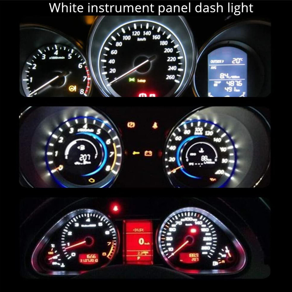 Gauge Cluster LED Dashboard Bulbs Cool White For Chevy GMC 99-02 Silverado Truck