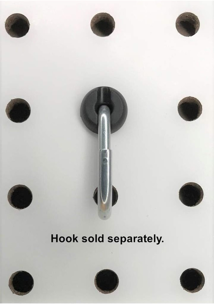 Pegboard Peg Locks 50PCS (1/8 inch, Black)