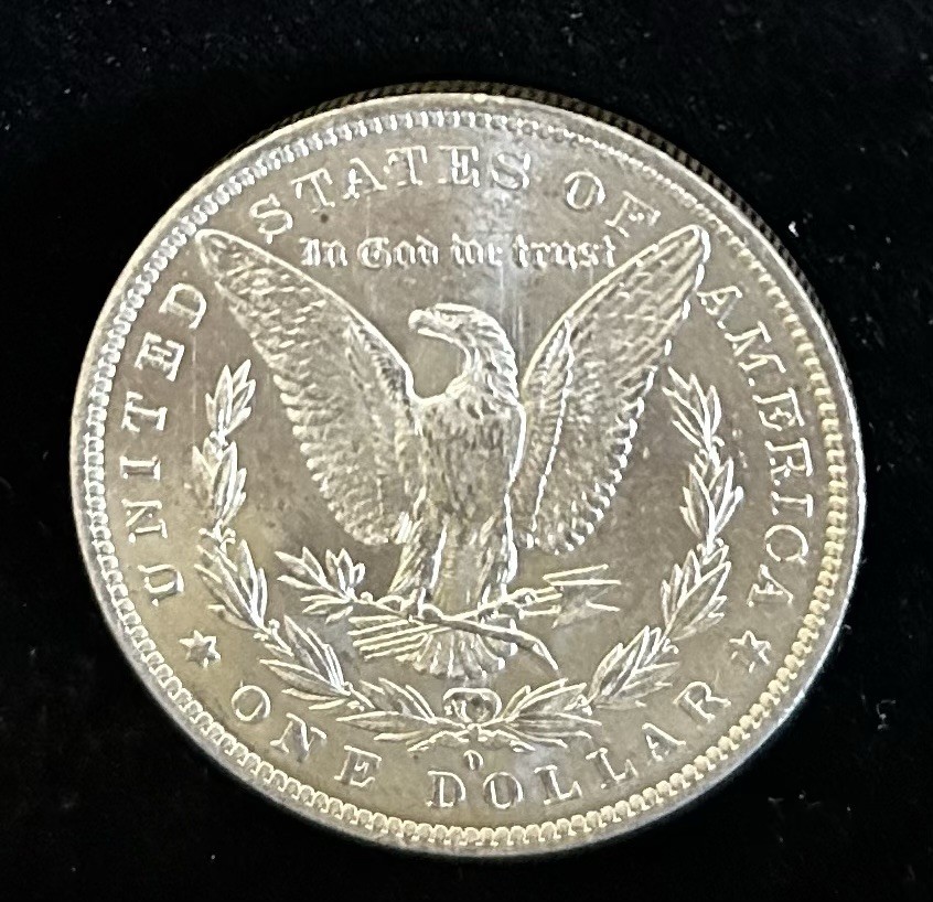 1882-O MORGAN SILVER DOLLAR, BU, Beautiful Example