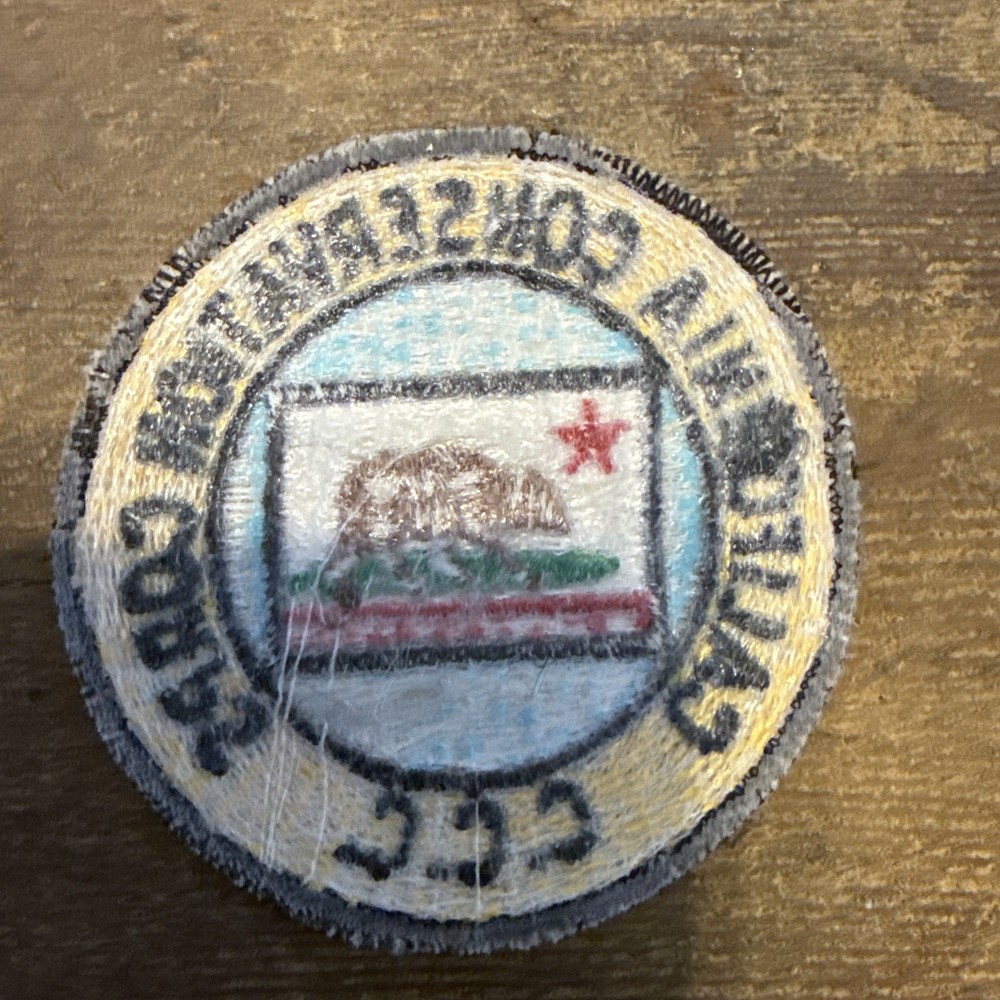 CCC California Conservation Corps PATCH Vintage