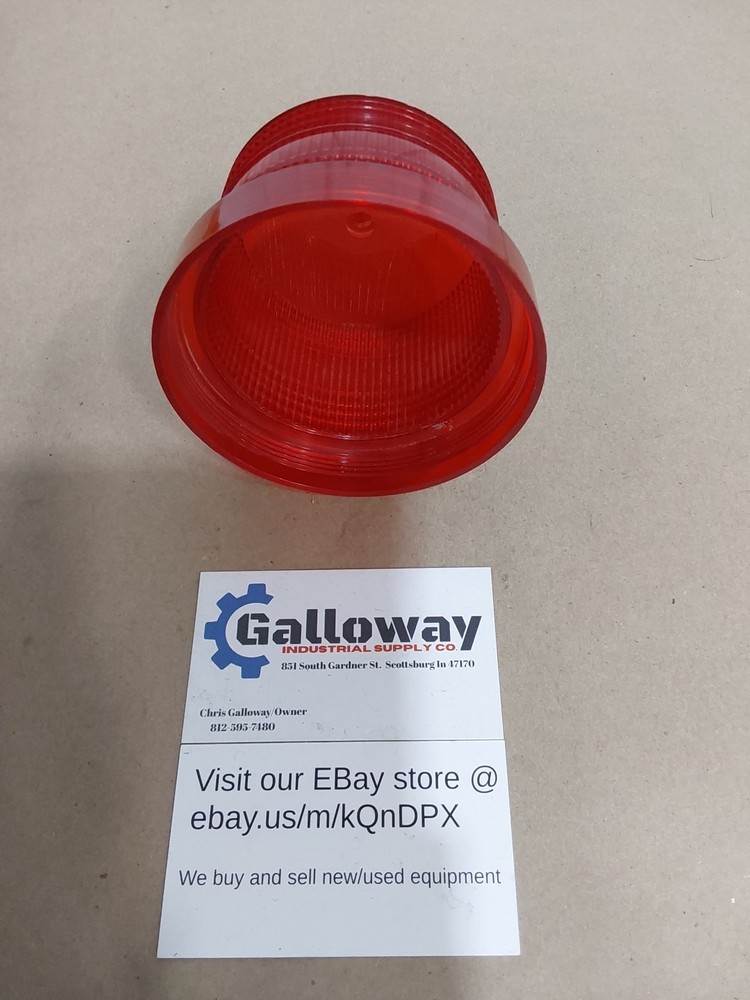 SIGNAL LIGHT BEACON RED DOME