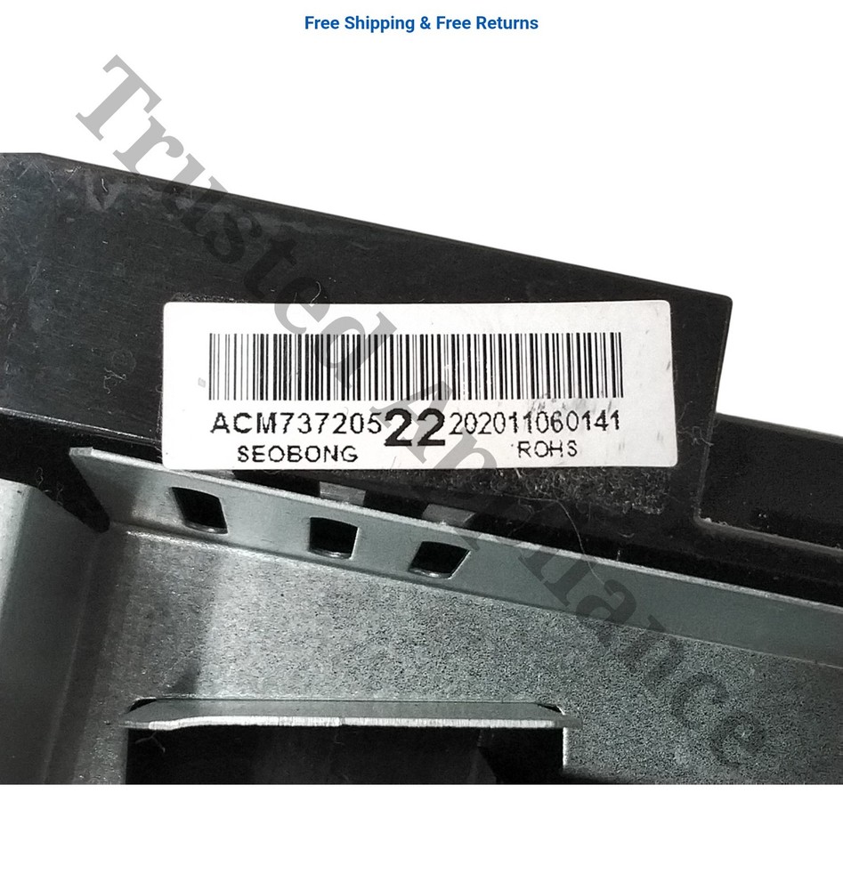 LG Microwave Control PANEL PART # ACM73720614 SILVER