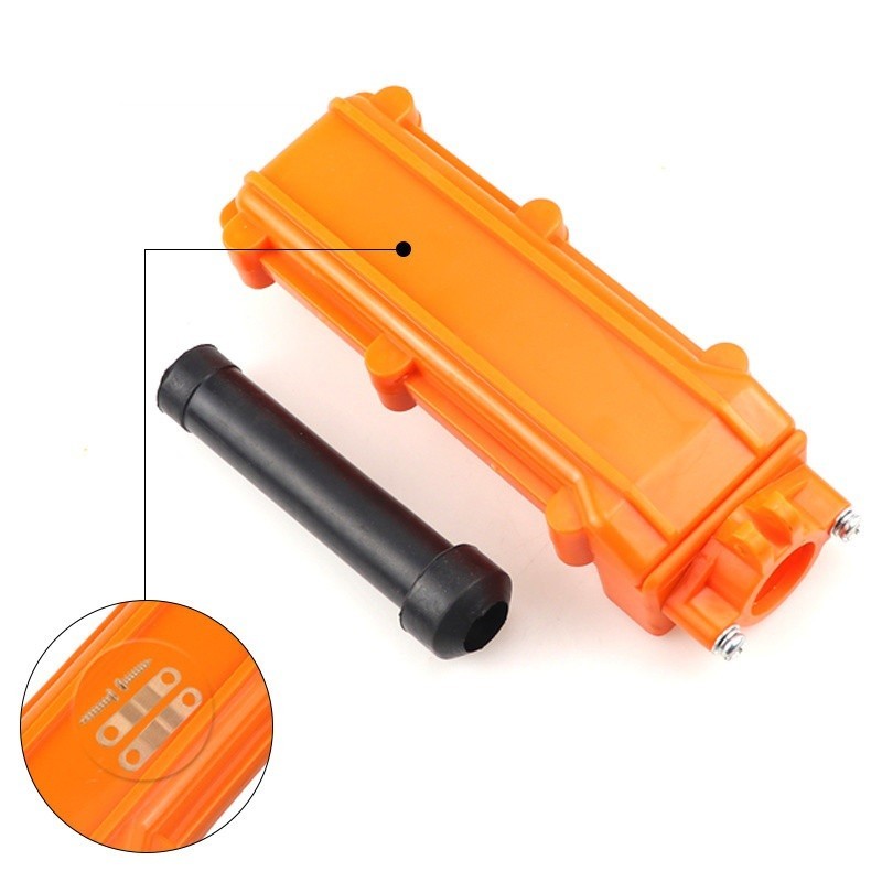 Crane Pendant Switch COB62 4 Way Push Button Orange Rainproof ABS Plastic