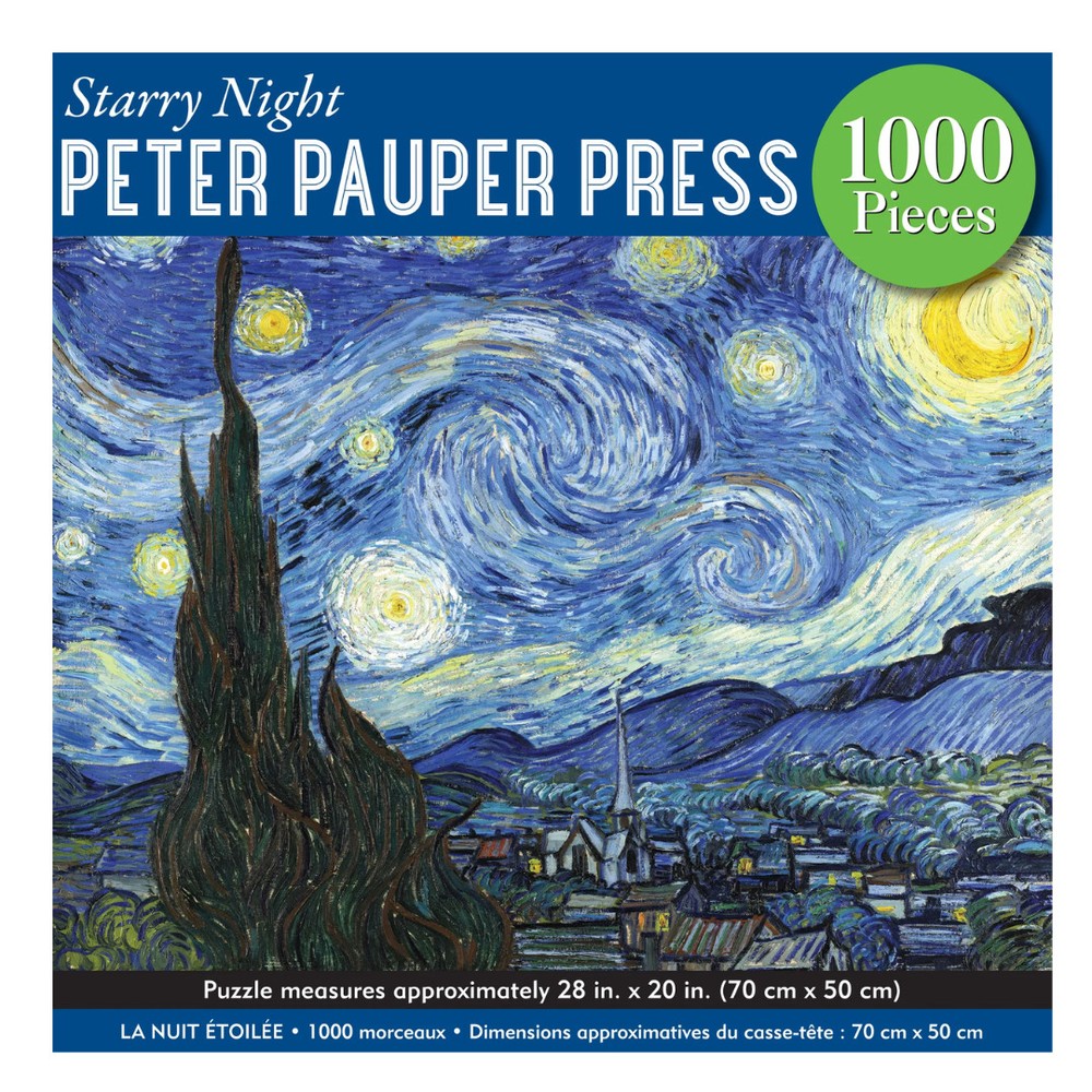 peter pauper Starry Night 1000 Piece Puzzle
