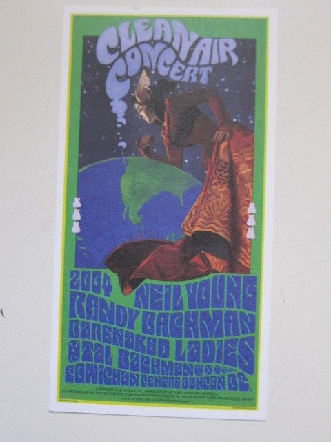 NEIL YOUNG Bob Masse 2004 card Duncan BC