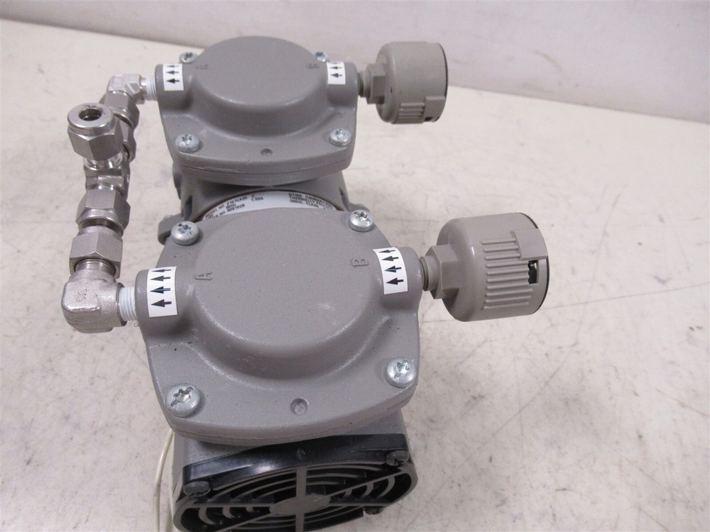 Thomas 2107CA20 C Motor Compressor / Vacuum Pump Dual Head Unit