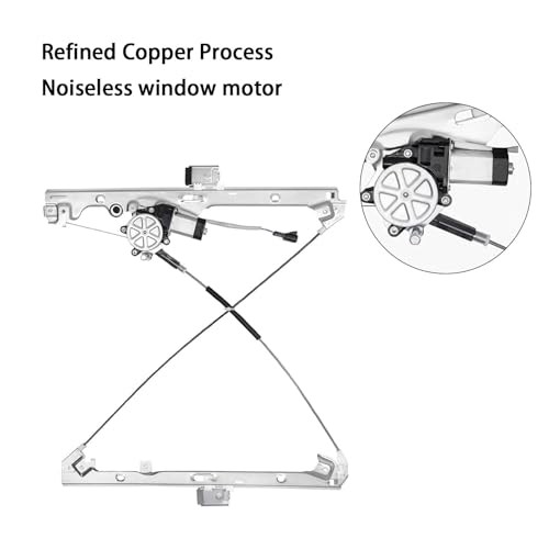 Front Left Driver Side Power Window Regulator with Motor Assembly, for 1999