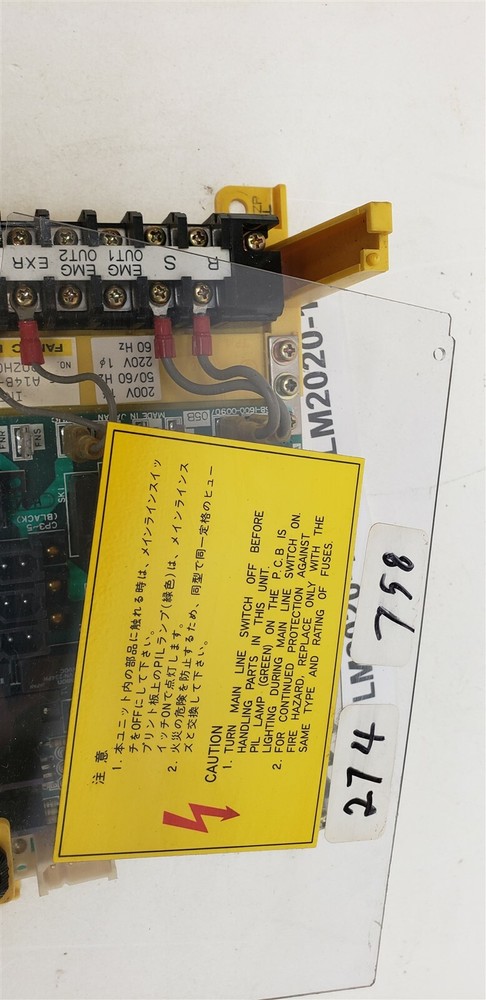 Fanuc A14B-0076-B001 Input Unit 220 vac 1 phase