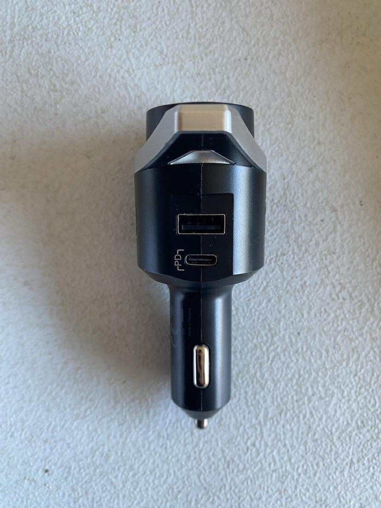 Scosche Bluetooth Power Delivery FM Transmitter 12W USB-A and 18W USB-C - Black