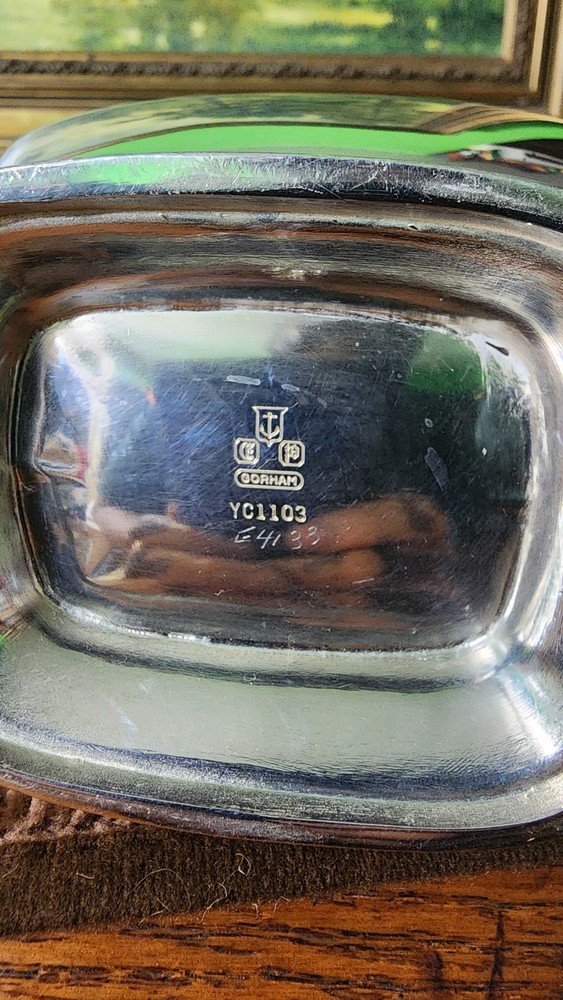 😎NICE! GORHAM ANTIQUE SHELL & GADROON SILVERPLATED 4pc COFFEE & TEA SET☕️🍵🍚🥛