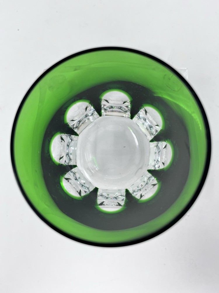 Goebel Colored Crystal Old Fashioned - Rocks Glass EUC!! HTF!!!
