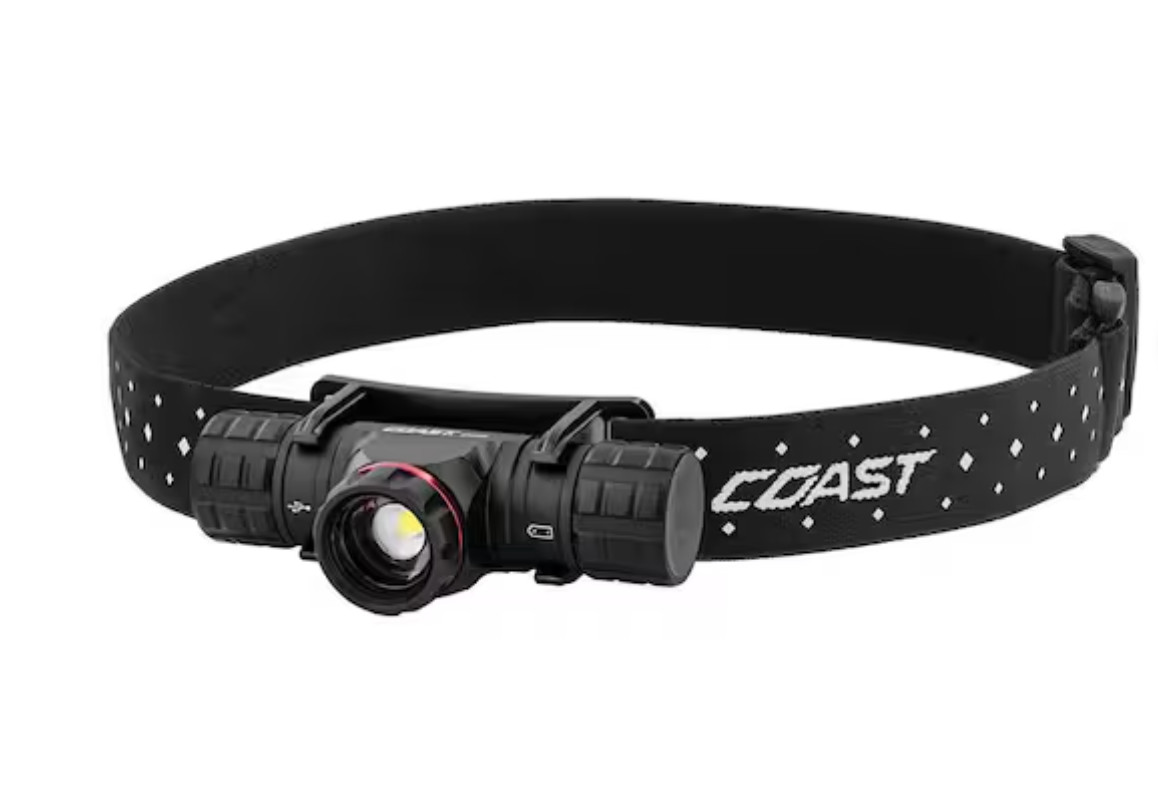 BRAND NEW COAST XPH30R 1200 Lm RECHARGEABLE HEADLAMP FREE SHIPPING!