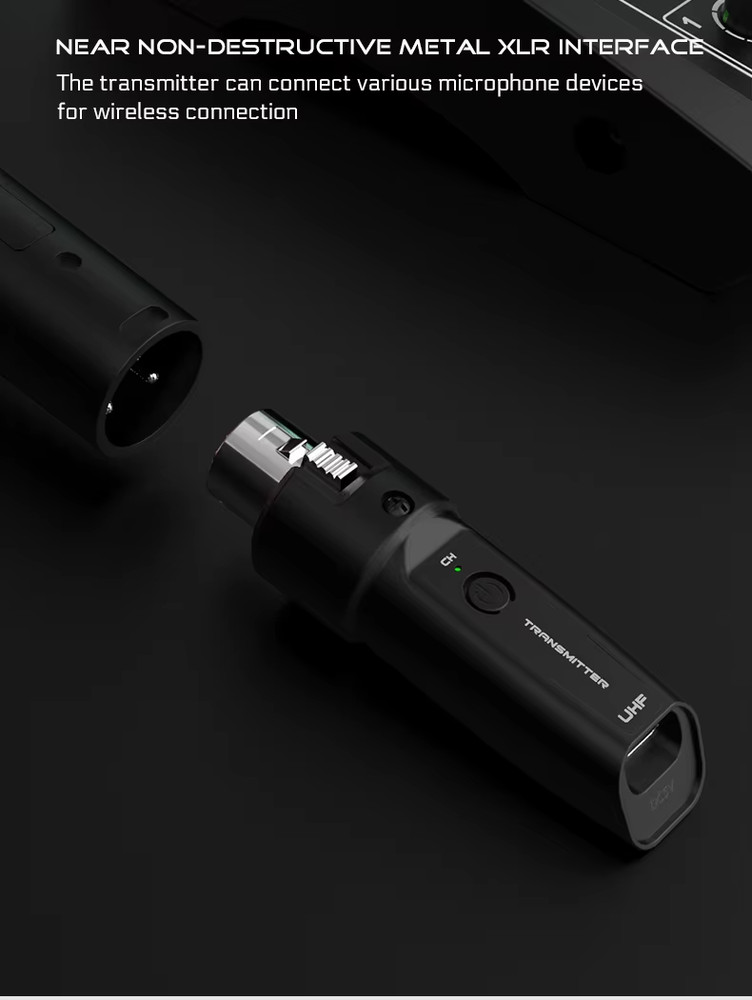 Microphone Dual Transmitter + Receiver Wireless System Loudstar Acoustics