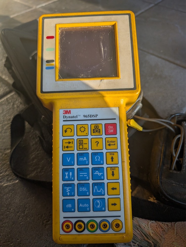 3M Dynatel 965DSP Loop Analyzer TDR With Case & Wires