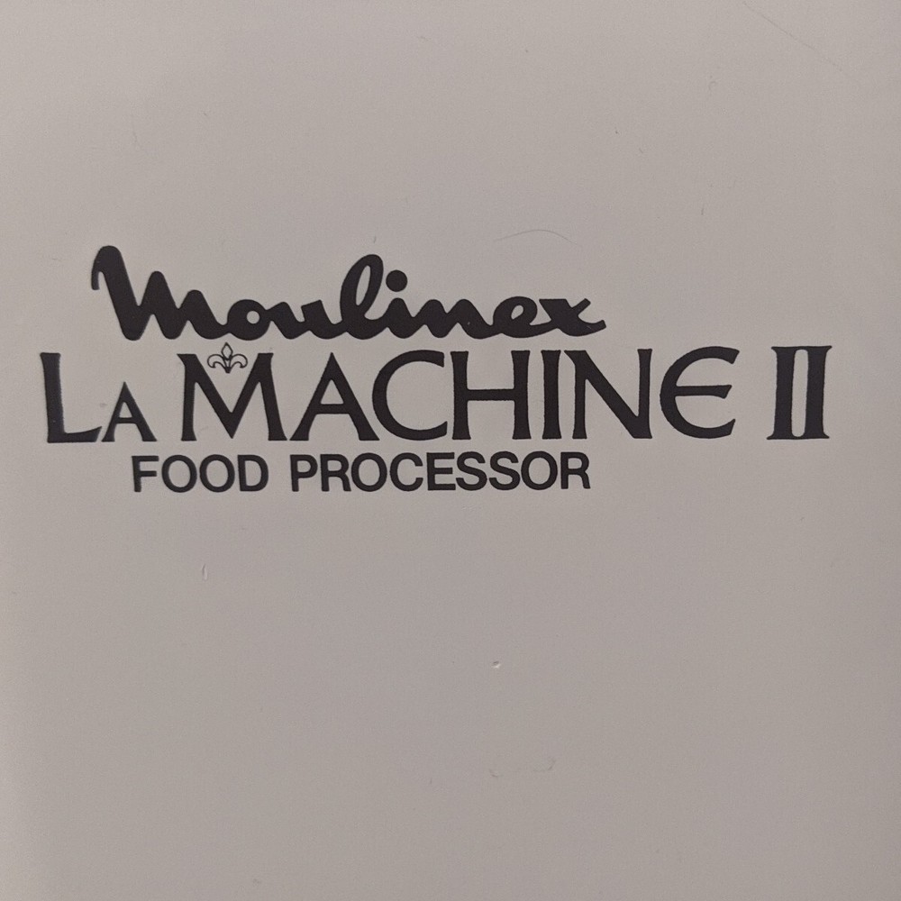 Moulinex La Machine II LM2 Food Processor Replacement Base Tested Cloth Cover
