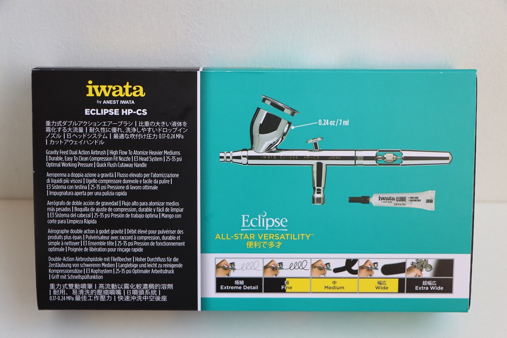 Iwata Eclipse HP-CS Gravity Feed Dual Action Airbrush, Model ECL4500