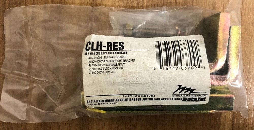 Middle Atlantic Ladder End Support Kit CLH-RES