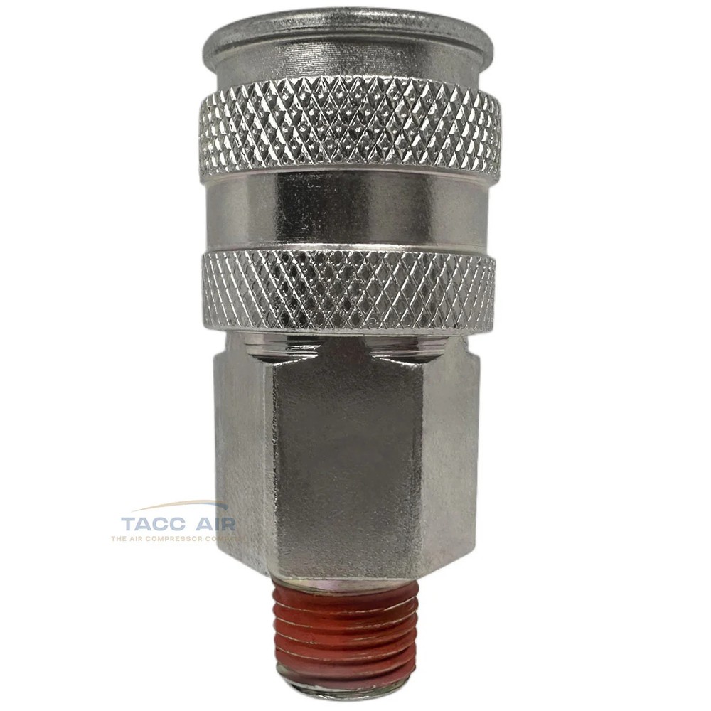 2 PC Universal 1/4" Male NPT Air Compressor Hose Quick Connect Coupler Socket