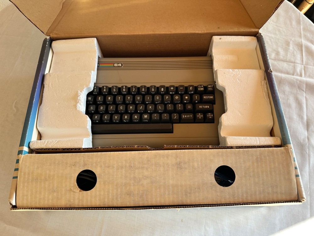 Commodore 64 Personal Computer W/ Original Box - POWERS ON