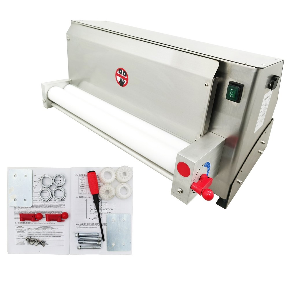 4-19" Electric Pizza Former Commercial Dough Sheeter Pizza Processing Machine