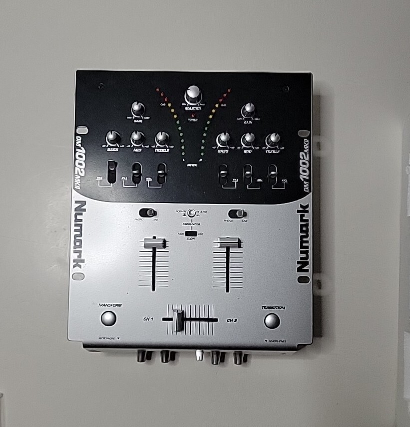 Numark M3 Tabletop 2 Channel Scratch DJ Mixer No Cord Untested