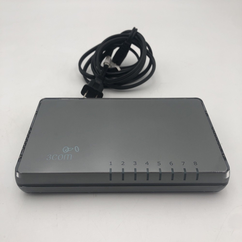 3COM/HP -3CFSU08/ V1405-8 ETHERNET SWITCH 8-PORT READ A