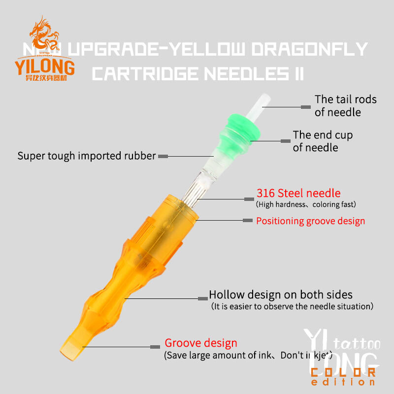 10,20,40,60,100 pcs Sterile Disposable Tattoo Needle Cartridge RL,RS,M1,RM