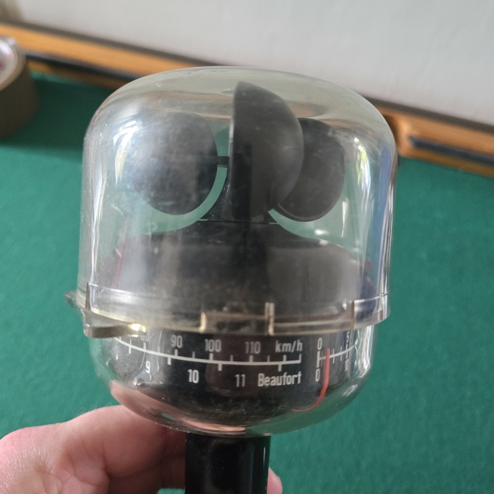 Rare Anemo Deuta Handheld Wind Meter Anemometer - Made In West Germany