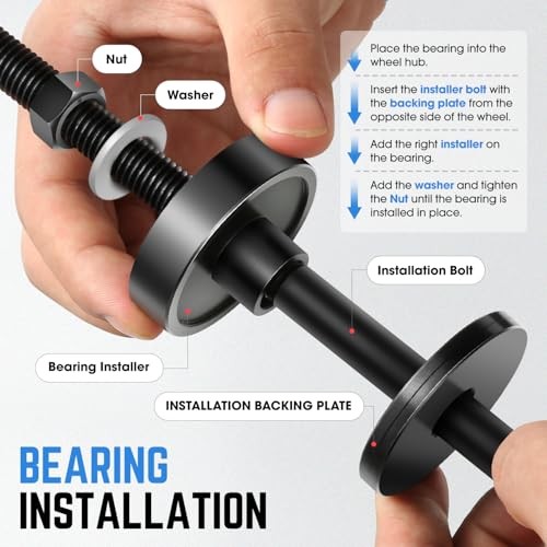 Wheel Bearing Puller Tool Kit Compatible with 2000-2020 fit 00-20 Davidson